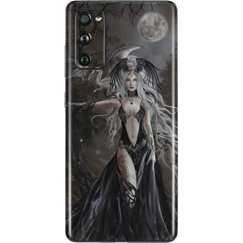 Gothic Princess with Silver Dragon by Nene Thomas Galaxy S20 Fan Edition Skin